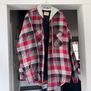 Men’s flannel hoodie